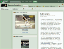 Tablet Screenshot of dancephotography.deviantart.com