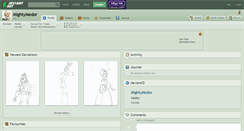 Desktop Screenshot of mightymedor.deviantart.com
