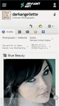 Mobile Screenshot of darkangellette.deviantart.com