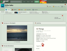 Tablet Screenshot of hiriko-saiko.deviantart.com