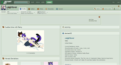 Desktop Screenshot of catgirllover.deviantart.com