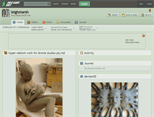 Tablet Screenshot of leighmarsh.deviantart.com