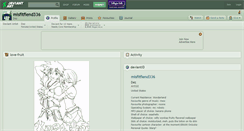 Desktop Screenshot of misfitfiend336.deviantart.com