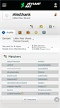 Mobile Screenshot of missshank.deviantart.com