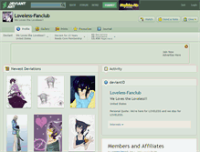 Tablet Screenshot of loveless-fanclub.deviantart.com