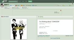 Desktop Screenshot of haine13.deviantart.com