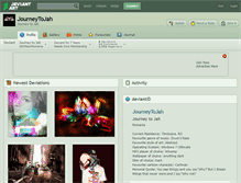 Tablet Screenshot of journeytojah.deviantart.com