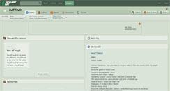 Desktop Screenshot of mattman.deviantart.com