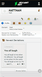 Mobile Screenshot of mattman.deviantart.com
