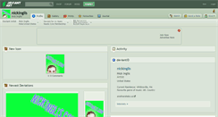 Desktop Screenshot of nickinglis.deviantart.com
