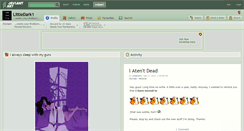Desktop Screenshot of littledark1.deviantart.com