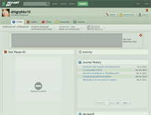 Tablet Screenshot of drkgrphks10.deviantart.com