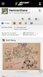 Mobile Screenshot of hammerthane.deviantart.com