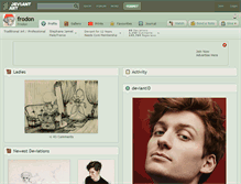 Tablet Screenshot of frodon.deviantart.com