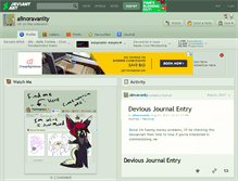 Tablet Screenshot of alinoravanity.deviantart.com