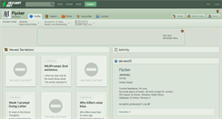 Desktop Screenshot of flycker.deviantart.com