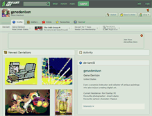 Tablet Screenshot of genedenison.deviantart.com