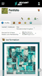 Mobile Screenshot of fenfolio.deviantart.com