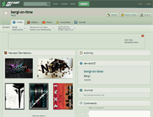 Tablet Screenshot of bergi-on-time.deviantart.com