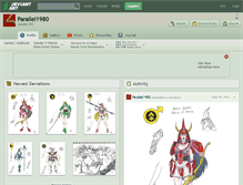 Tablet Screenshot of parallel1980.deviantart.com