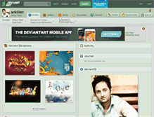 Tablet Screenshot of ankilien.deviantart.com