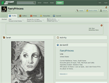 Tablet Screenshot of faeryprincess.deviantart.com