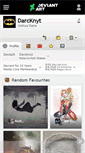 Mobile Screenshot of darcknyt.deviantart.com