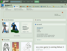 Tablet Screenshot of dsniper17.deviantart.com