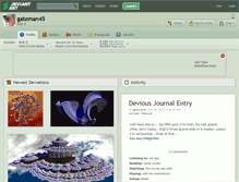 Tablet Screenshot of gateman45.deviantart.com