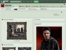 Tablet Screenshot of antiochia.deviantart.com