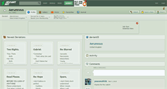 Desktop Screenshot of aerumnous.deviantart.com