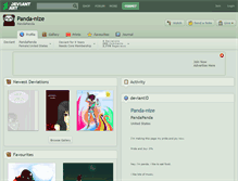 Tablet Screenshot of panda-nize.deviantart.com