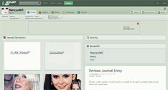 Desktop Screenshot of nancyodell.deviantart.com