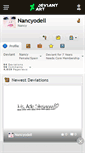 Mobile Screenshot of nancyodell.deviantart.com