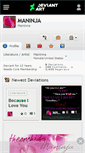Mobile Screenshot of maninja.deviantart.com