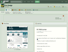 Tablet Screenshot of dm-design.deviantart.com