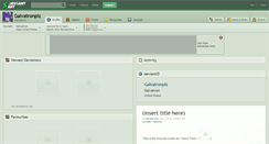 Desktop Screenshot of galvatronplz.deviantart.com