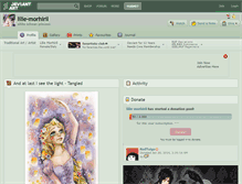 Tablet Screenshot of lilie-morhiril.deviantart.com