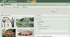 Desktop Screenshot of hemplady4u.deviantart.com
