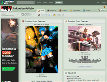 Tablet Screenshot of indonesian-artist.deviantart.com