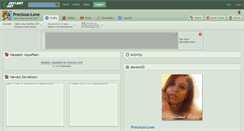 Desktop Screenshot of precious-love.deviantart.com