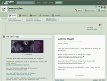 Tablet Screenshot of demonrobber.deviantart.com