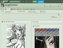 Tablet Screenshot of amongstthewicked.deviantart.com