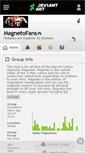 Mobile Screenshot of magnetofans.deviantart.com