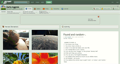 Desktop Screenshot of darklingg666.deviantart.com