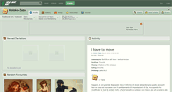 Desktop Screenshot of kotoko-zaza.deviantart.com