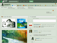 Tablet Screenshot of cherie327.deviantart.com