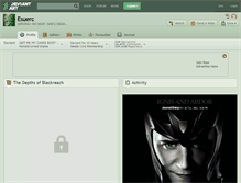 Tablet Screenshot of esuerc.deviantart.com