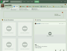Tablet Screenshot of exes2000.deviantart.com