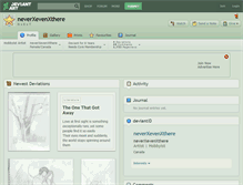Tablet Screenshot of neverxevenxthere.deviantart.com